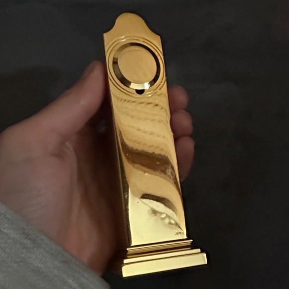 Bulova Gold Mini Grandfather Clock - Picture 5 of 11